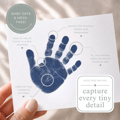 Baby Hand & Footprint Ink Pad (Clean Touch, Mess Free) – LARGE