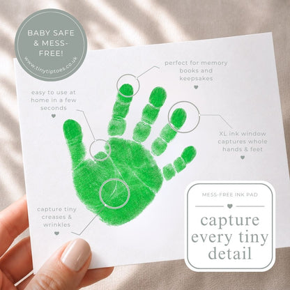 Baby Handprint and Footprint Inkless Ink Pad Set – PACK OF 4 (Choose Your Own Colours)