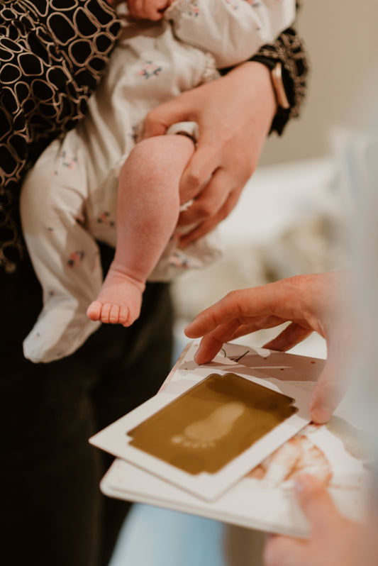 Baby Hand & Footprint Ink Pad (Clean Touch, Mess Free) – LARGE