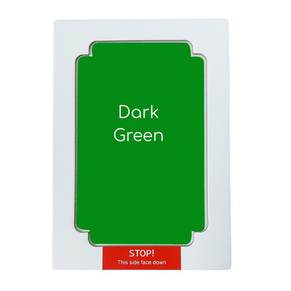 mess free clean touch baby handprint footprint ink pad dark green