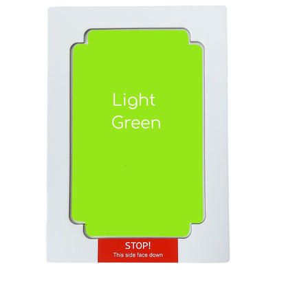 mess free clean touch baby handprint footprint ink pad light green