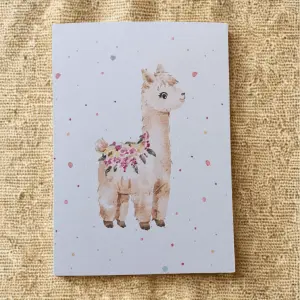 Greetings Card - Alpaca