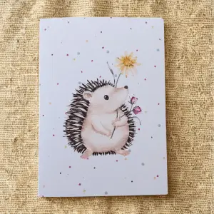Greetings Card - Hedgehog