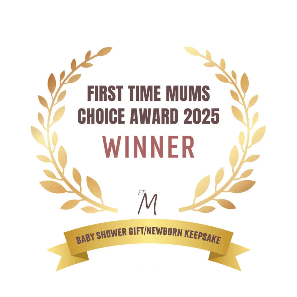 Tiny Tiptoes First Time Mums Choice Award 2025 winner baby memory book